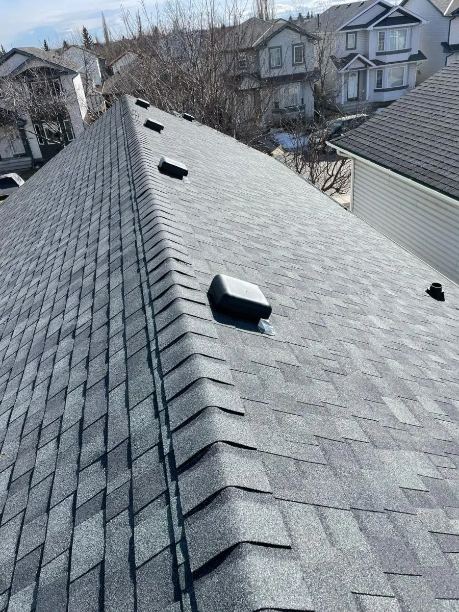Storm damage roof replacement