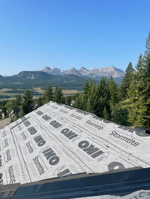 IKO shingle roof installation in Calgary