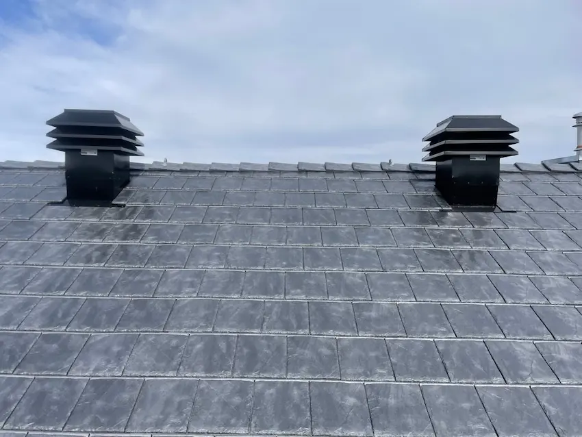 Premium luxury roofing installation
