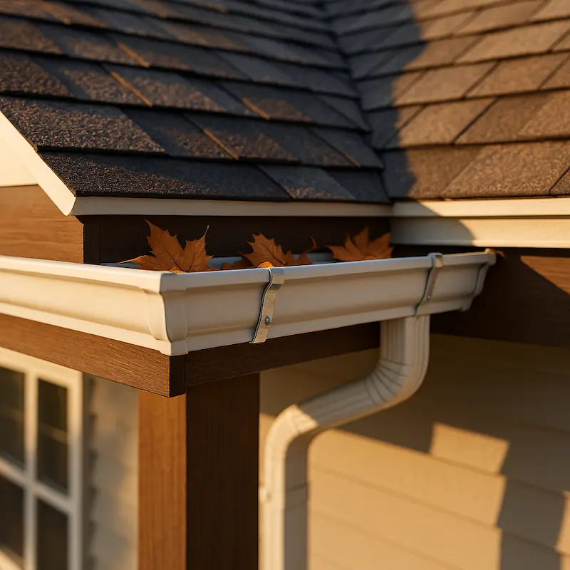Professional eavestrough and gutter installation in Calgary